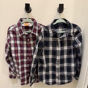 Janie & Jack Christmas Dress Shirts Sz 5!